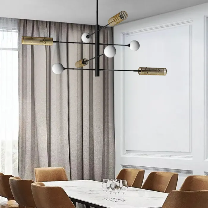 Люстра на штанге SWAY D116 6 lamps от ImperiumLoft