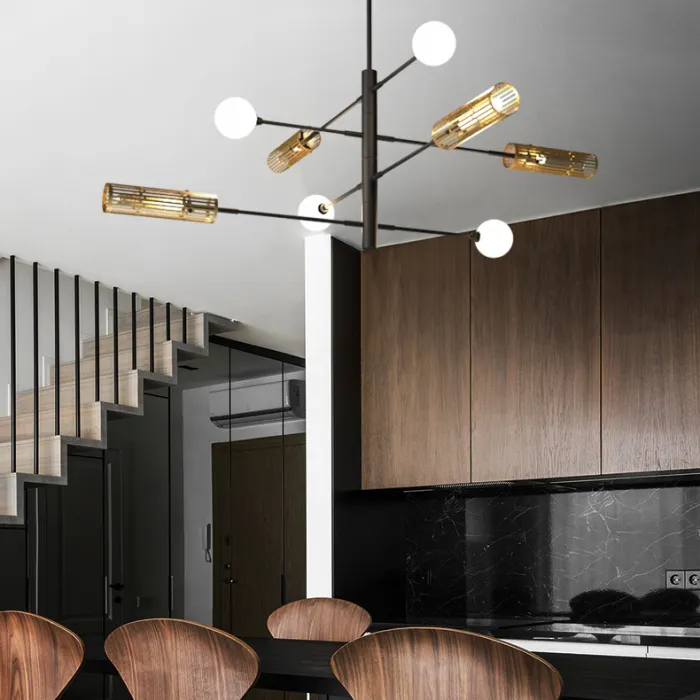 Люстра на штанге SWAY D116 6 lamps от ImperiumLoft