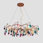 Подвесная люстра AGATE 9 D85 Multicolored от ImperiumLoft