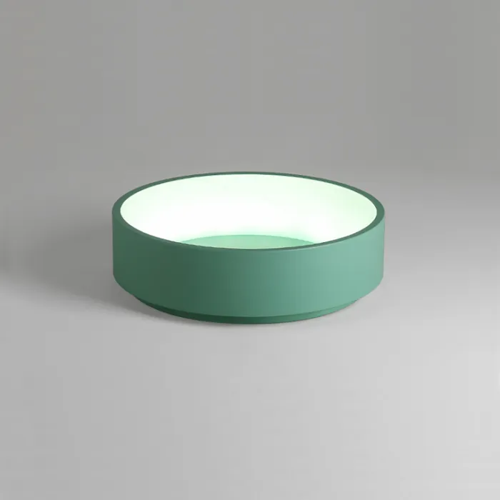 Потолочный светодиодный светильник TRAY D45 Green от ImperiumLoft