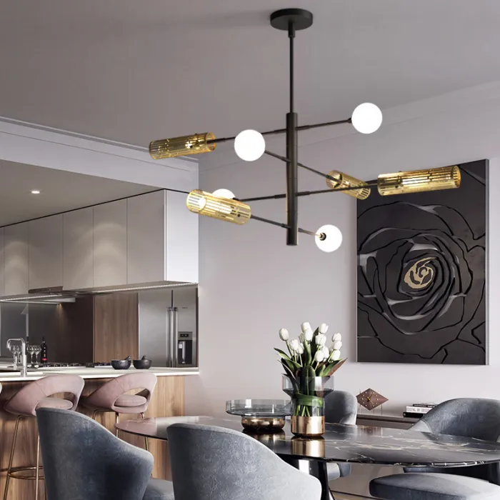 Люстра на штанге SWAY D116 6 lamps от ImperiumLoft