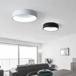 Потолочный светодиодный светильник TRAY D80 Black от ImperiumLoft