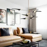 Люстра Cross cable no 407 D125 4 lights Black от ImperiumLoft