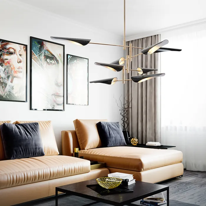 Люстра Cross cable no 407 D125 4 lights Black от ImperiumLoft