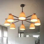 Потолочная люстра на штанге NATURA A YELLOW 8 от ImperiumLoft