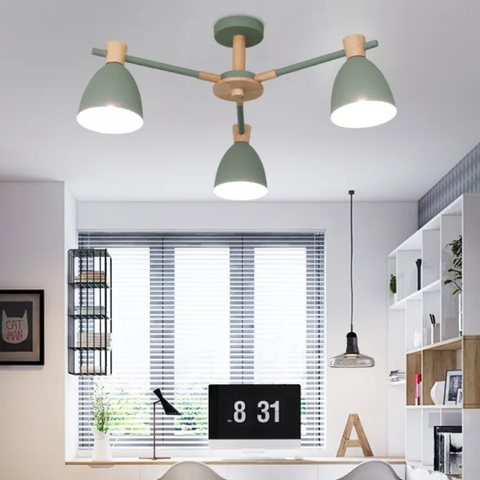 Потолочная люстра FOLKE 8 Gray от ImperiumLoft
