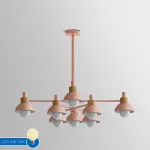 Люстра на штанге FANTA A 8 lights Pink от ImperiumLoft