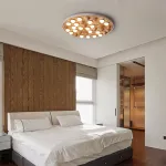Потолочная люстра PIE D80 White/Dark wood от ImperiumLoft
