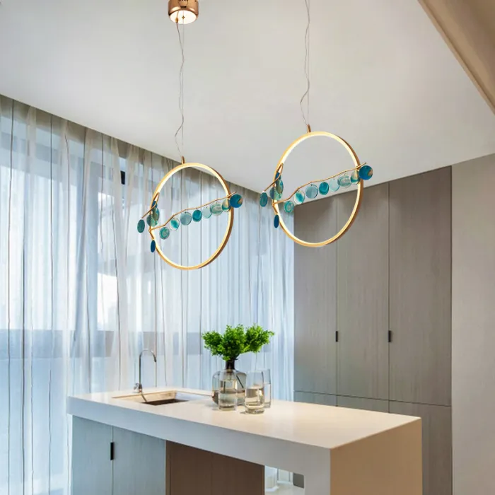 Подвесной светильник Mi round D33 Multicolored от ImperiumLoft