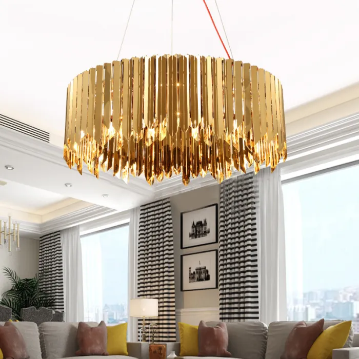 Подвесная люстра De-Light D45 Gold от ImperiumLoft