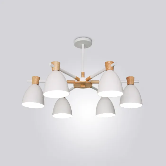 Потолочная люстра FOLKE 6 White от ImperiumLoft