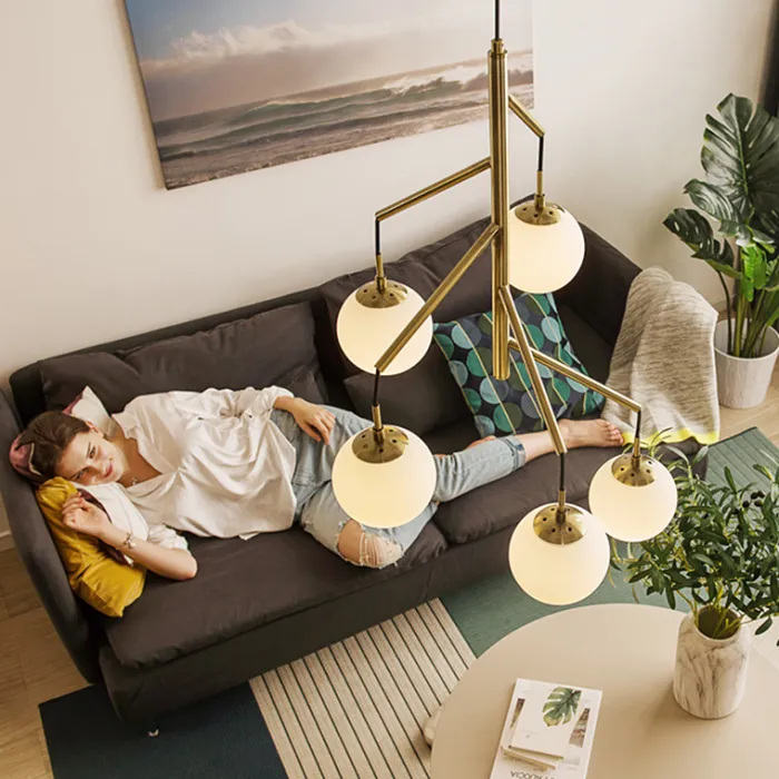 Люстра на штанге SEDONA CHANDELIER D53 White