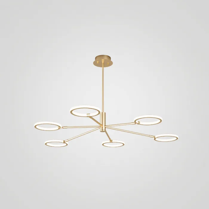 Люстра на штанге RINGLETS A Brass от ImperiumLoft