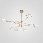 Люстра на штанге RINGLETS D Brass от ImperiumLoft