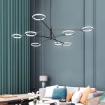 Люстра на штанге RINGLETS A Black от ImperiumLoft