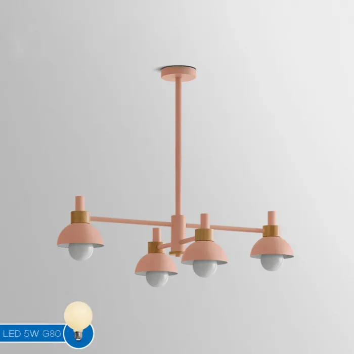 Люстра на штанге FANTA A 4 lights Pink от ImperiumLoft