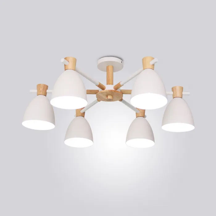 Потолочная люстра FOLKE 6 White от ImperiumLoft