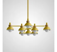 Люстра на штанге FANTA A 8 lights Yellow