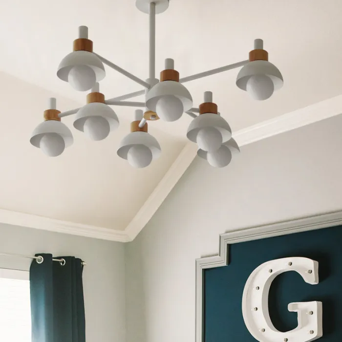 Люстра на штанге FANTA A 8 lights White от ImperiumLoft