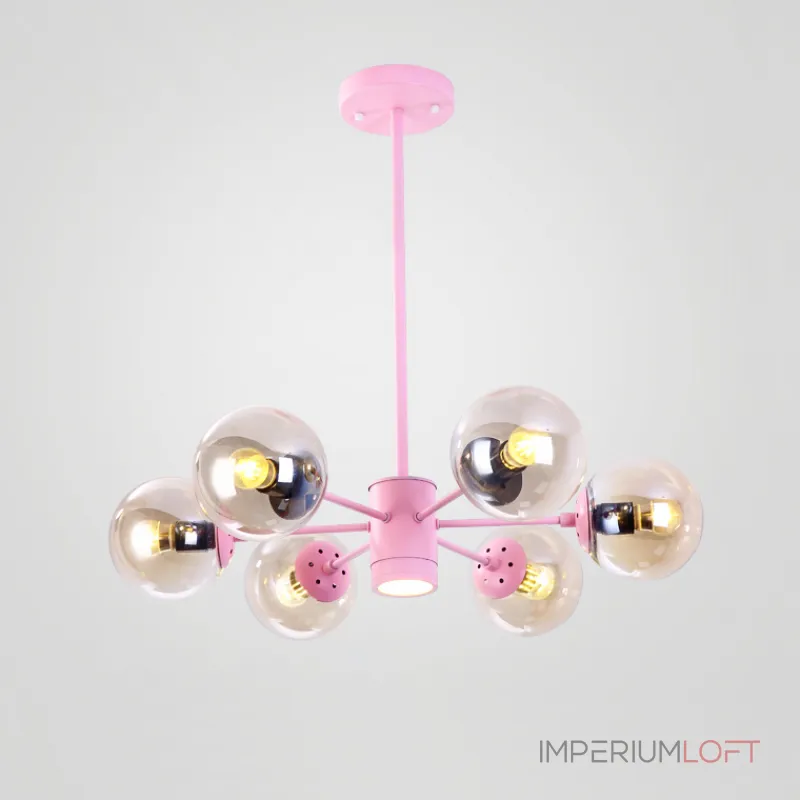 Люстра на штанге BALLS COLOR
