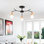 Люстра на штанге LES L3 Black от ImperiumLoft