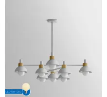 Люстра на штанге FANTA A 8 lights White