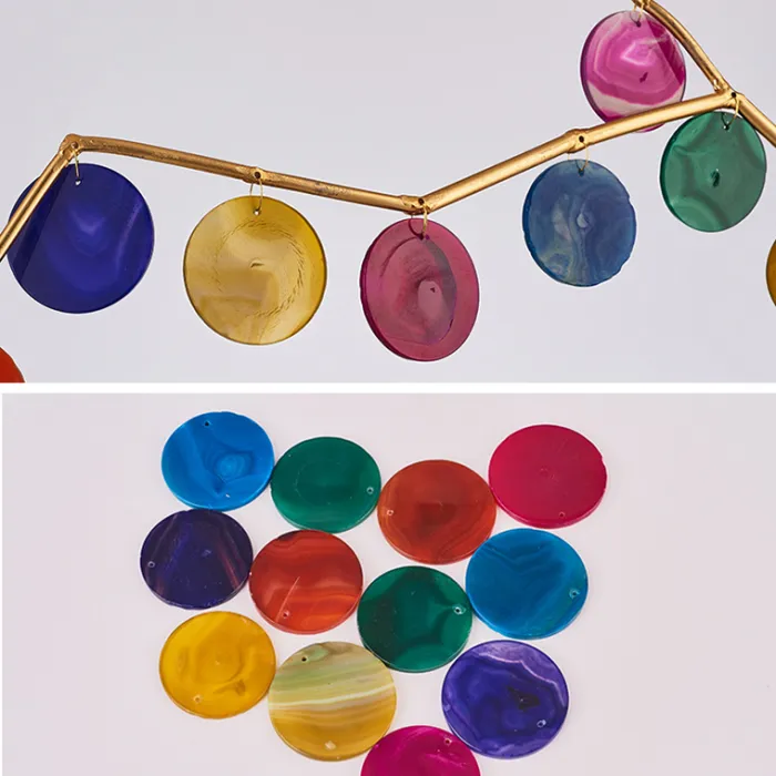 Подвесной светильник Mi round D33 Multicolored от ImperiumLoft