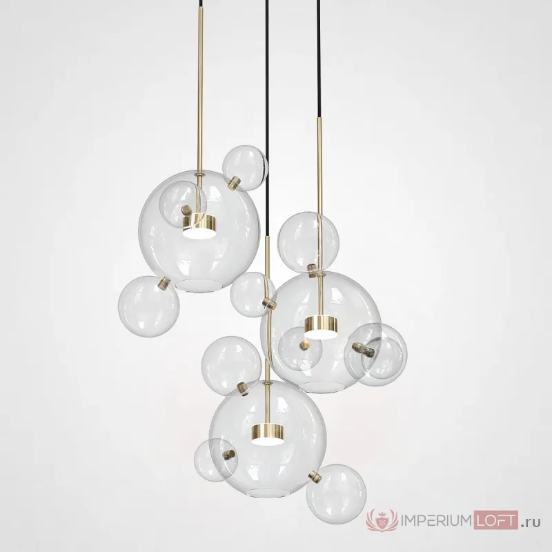 Люстра Bolle Circular Chandelier 14 BUBBLE Giopato & Coombes от ImperiumLoft