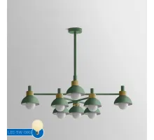 Люстра на штанге FANTA A 8 lights Green