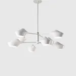 Люстра на штанге LANT D95 8 lamps Gold/Black от ImperiumLoft