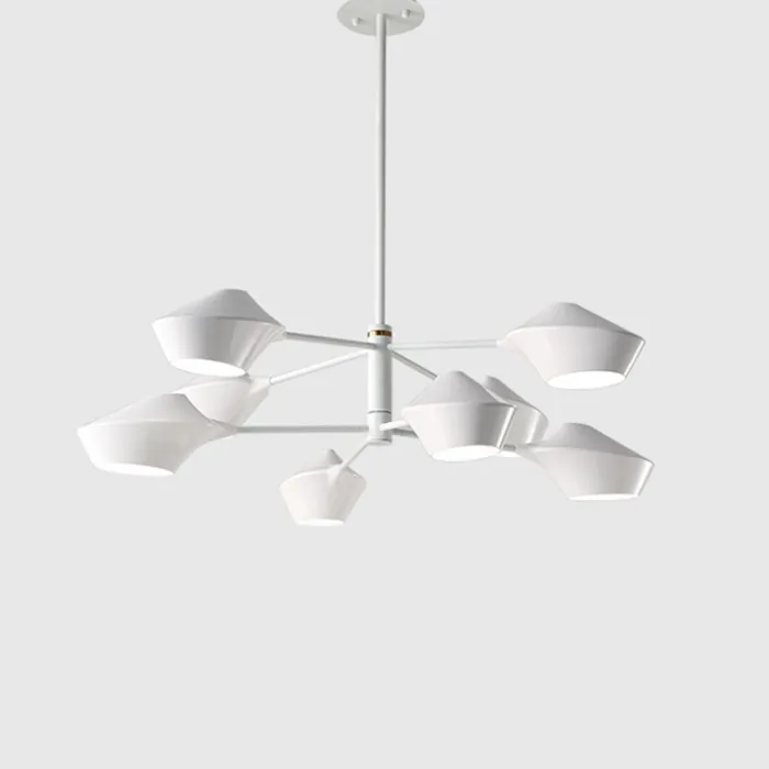 Люстра на штанге LANT D95 8 lamps Gold/Black от ImperiumLoft