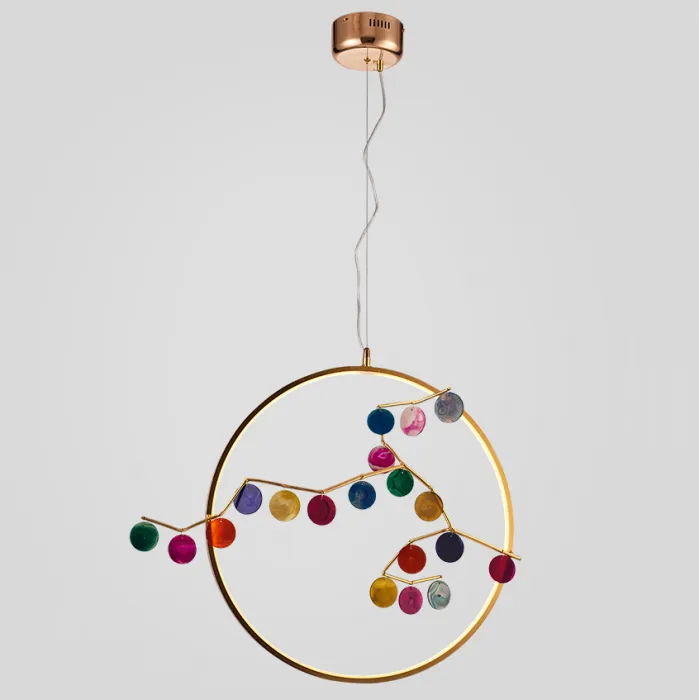 Подвесной светильник Mi round D33 Multicolored от ImperiumLoft