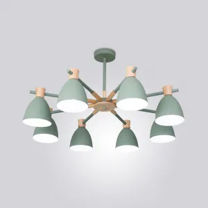 Потолочная люстра FOLKE 8 Green