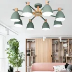 Потолочная люстра FOLKE 8 Gray от ImperiumLoft
