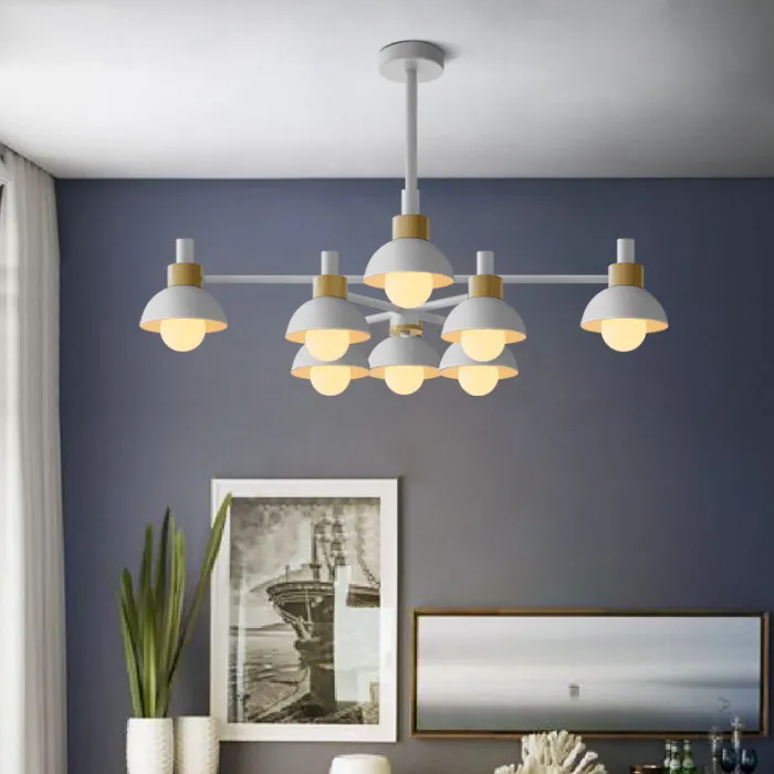 Люстра на штанге FANTA A 8 lights White от ImperiumLoft