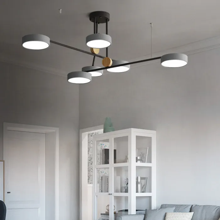 Люстра на штанге TECHNUM COLOR LED Grey от ImperiumLoft