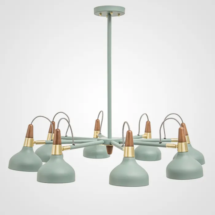 Люстра на штанге OPLAND A 8 lamps Blue от ImperiumLoft