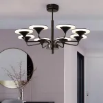 Люстра на штанге PILLAR L15 Black от ImperiumLoft