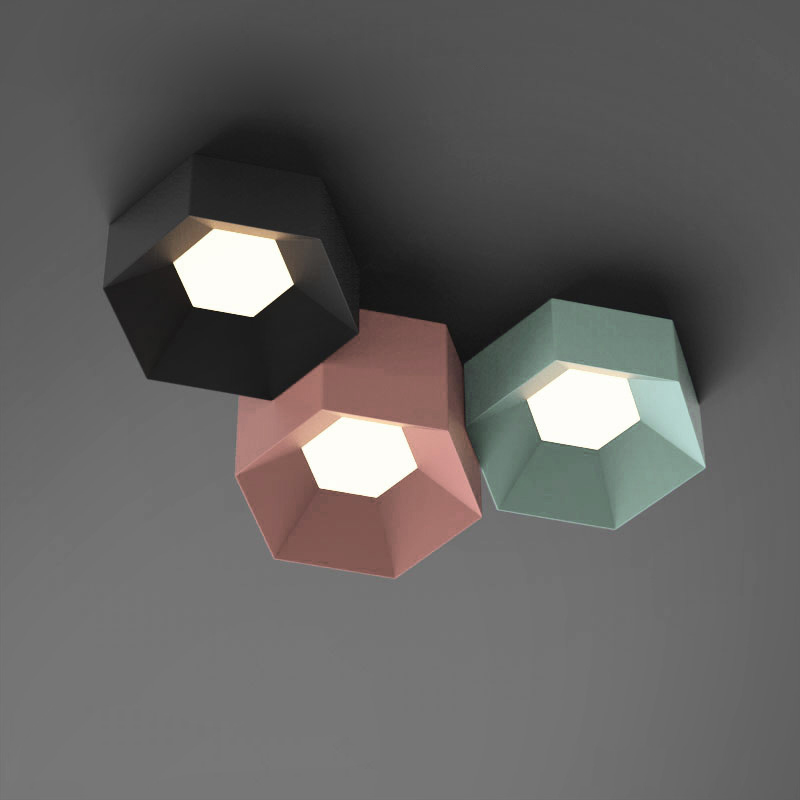 Потолочный светильник HEXAGON A H13 White от ImperiumLoft
