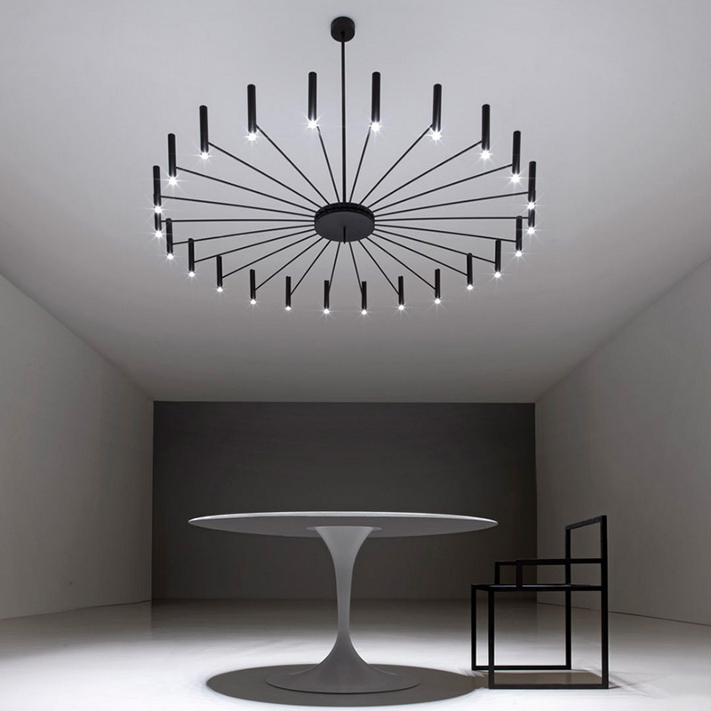 Люстра POP P40 Chandelier 24 lamps D130 Mod.B White от ImperiumLoft