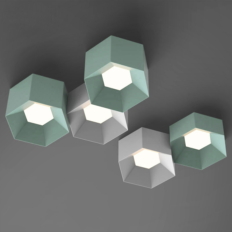 Потолочный светильник HEXAGON A H13 White от ImperiumLoft