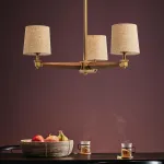 Люстра Jorgenson D70 Beige/Light wood от ImperiumLoft