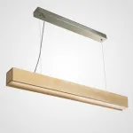 Подвесной реечный светильник RISTON Light brown от ImperiumLoft