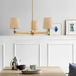 Люстра Jorgenson D70 Beige/Light wood от ImperiumLoft