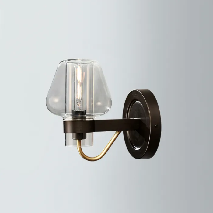 Бра MONTALEMBERT SCONCE BY Studios Черный, Прозрачный от ImperiumLoft