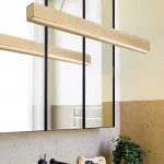 Подвесной реечный светильник RISTON Light brown от ImperiumLoft