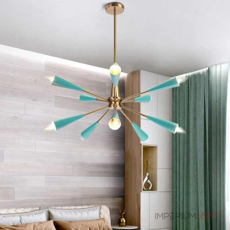 Люстра на штанге TURQUOISE