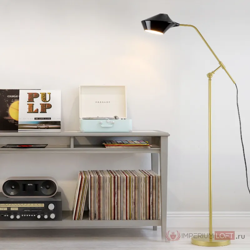 Торшер LANT FL Gold Black от ImperiumLoft