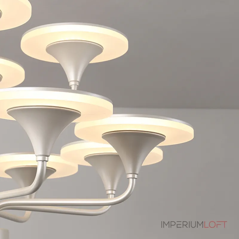 Люстра на штанге PILLAR L12 Black от ImperiumLoft