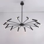 Люстра POP P40 Chandelier 12 lamps D100 Mod.A Black от ImperiumLoft